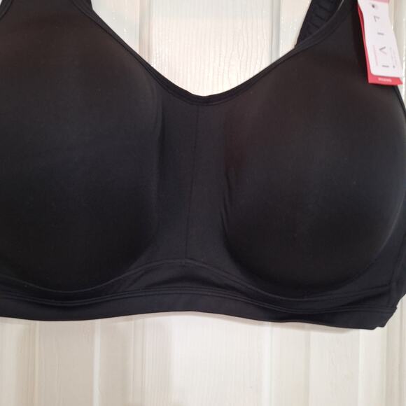 New LIVI Underwire Black Sports bra Plus size - Picture 2 of 7